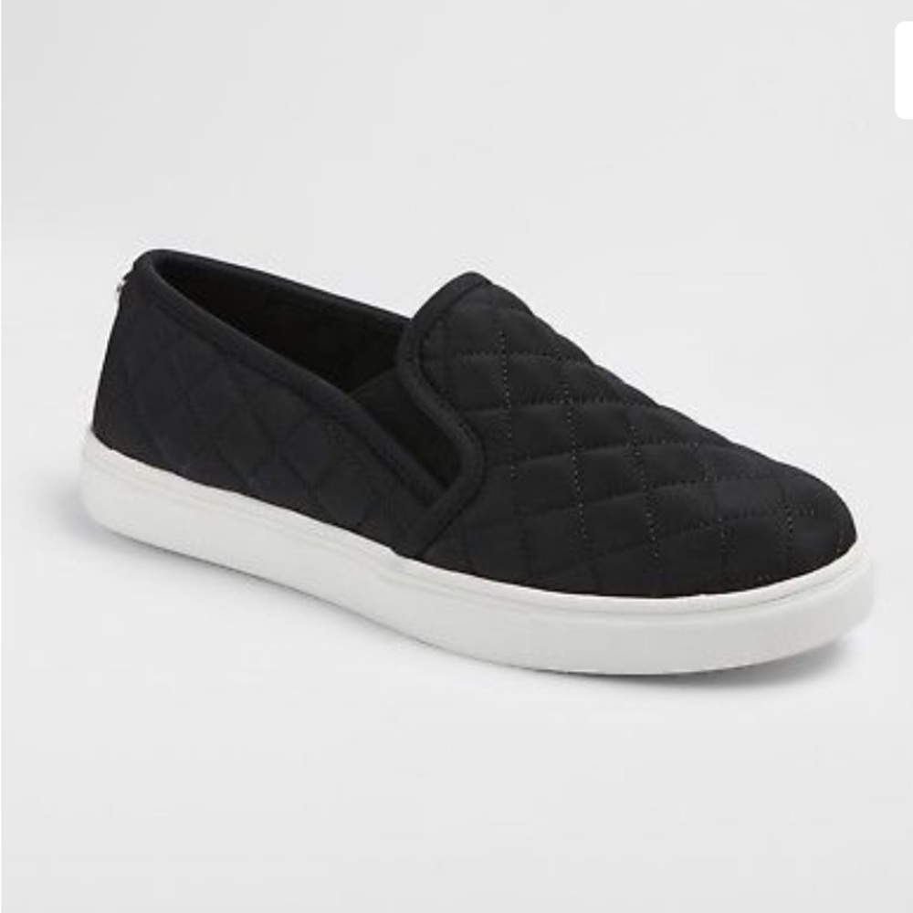 Black slip on shoes
